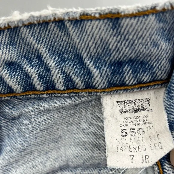Levi Strauss 550 denim cutoff shorts - Picture 4 of 4